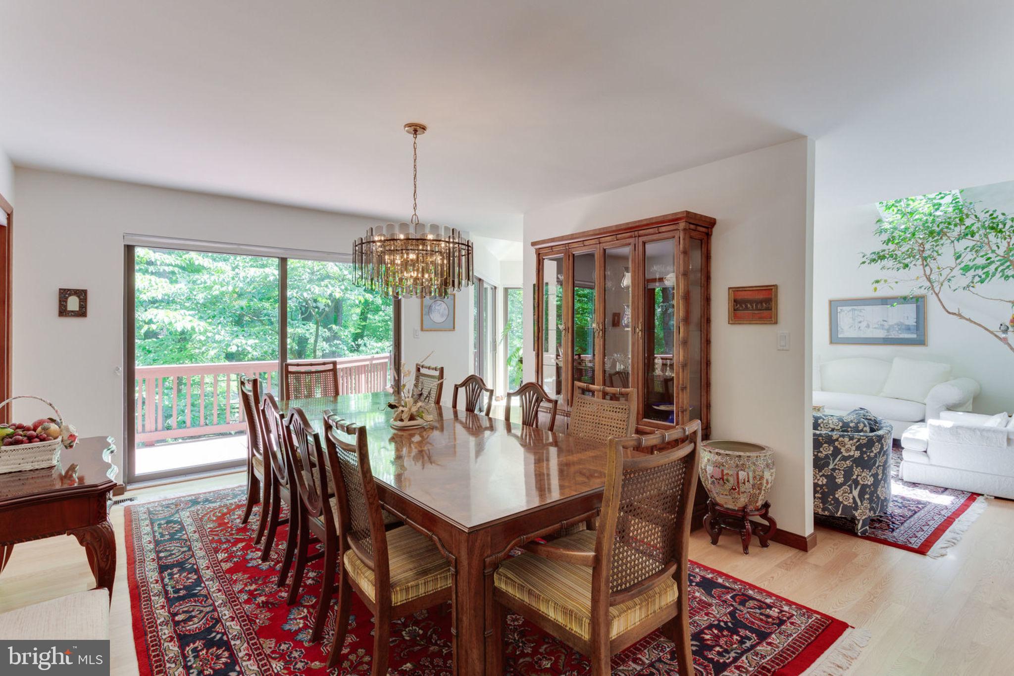 6230 Park Road McLean, VA 22101 - Photo 8 of 54 Dining room toward living room and deck