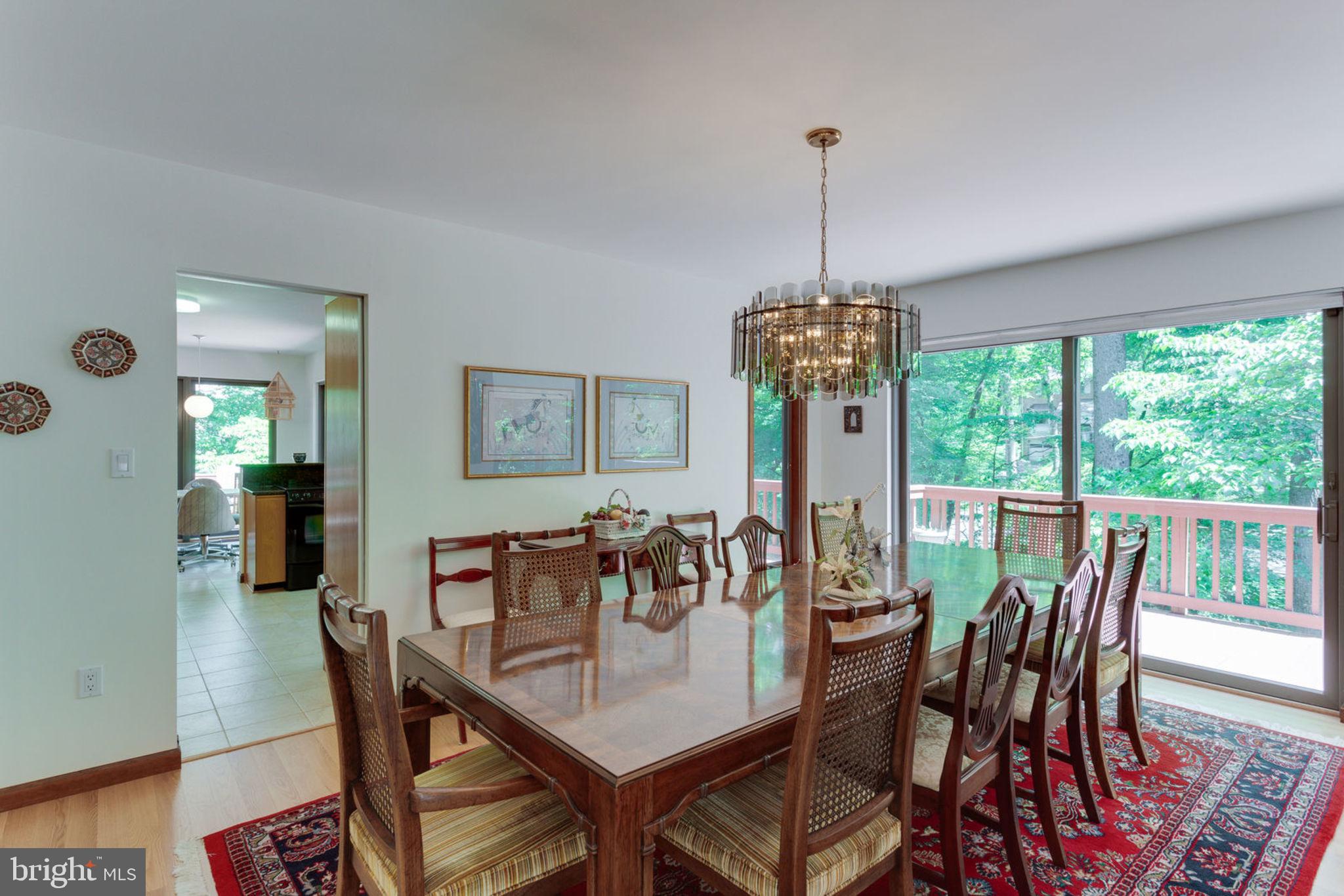 6230 Park Road McLean, VA 22101 - Photo 9 of 54 Dining room toward kitchen & door to deck