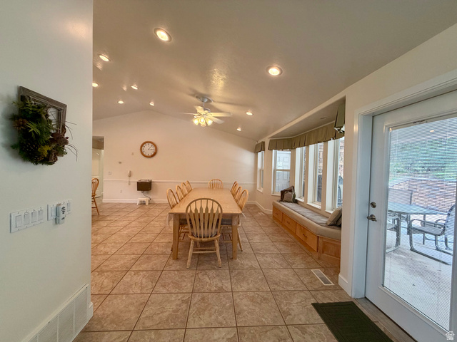 1133 Paris Canyon Road Paris, ID 83261 - Photo 13 of 75 Spacious dining area shows the flow of inside and outside dining and entertainment