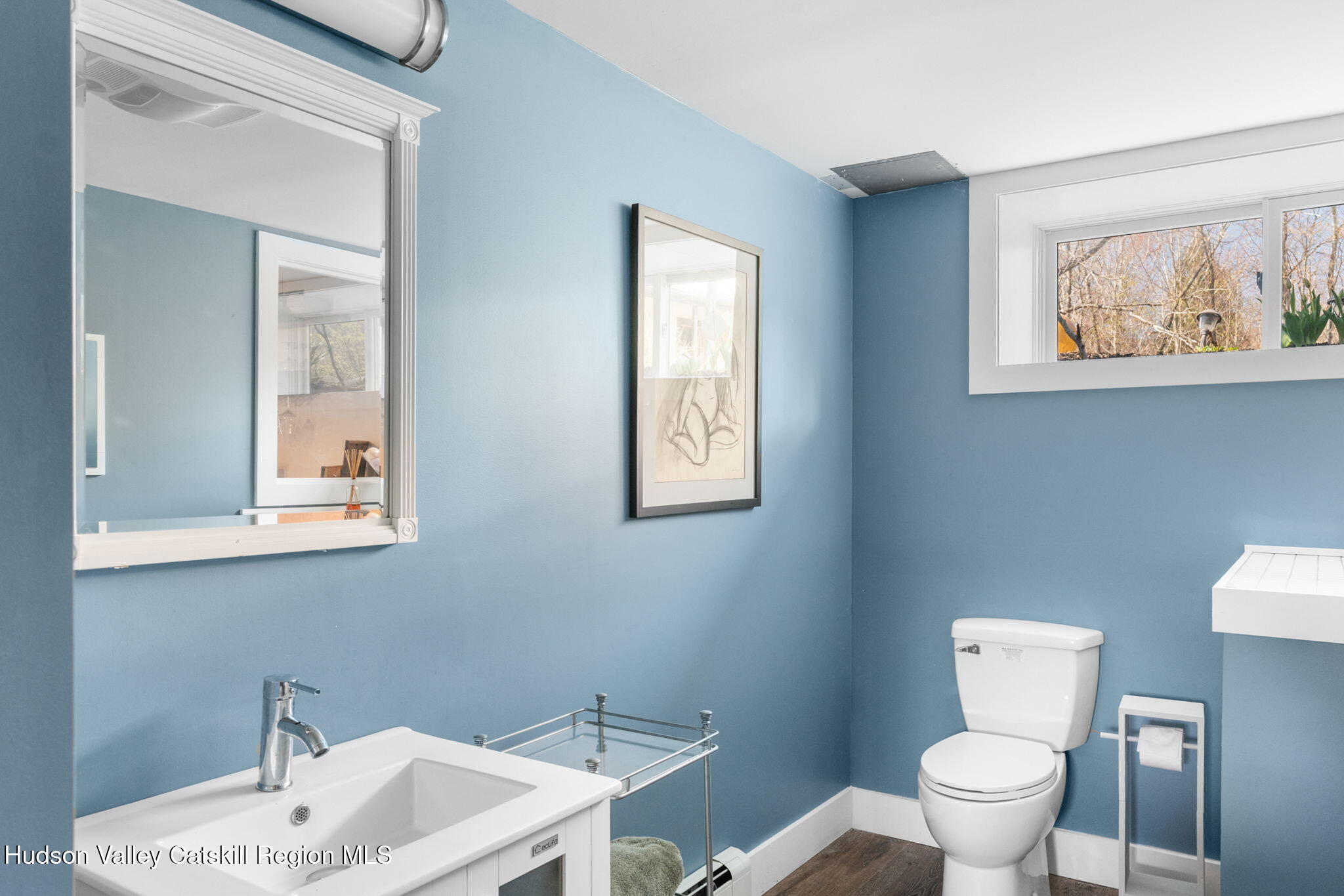 285 County Road 20 Cairo, NY 12413 - Photo 28 of 50 a bathroom with a toilet a sink and a mirror