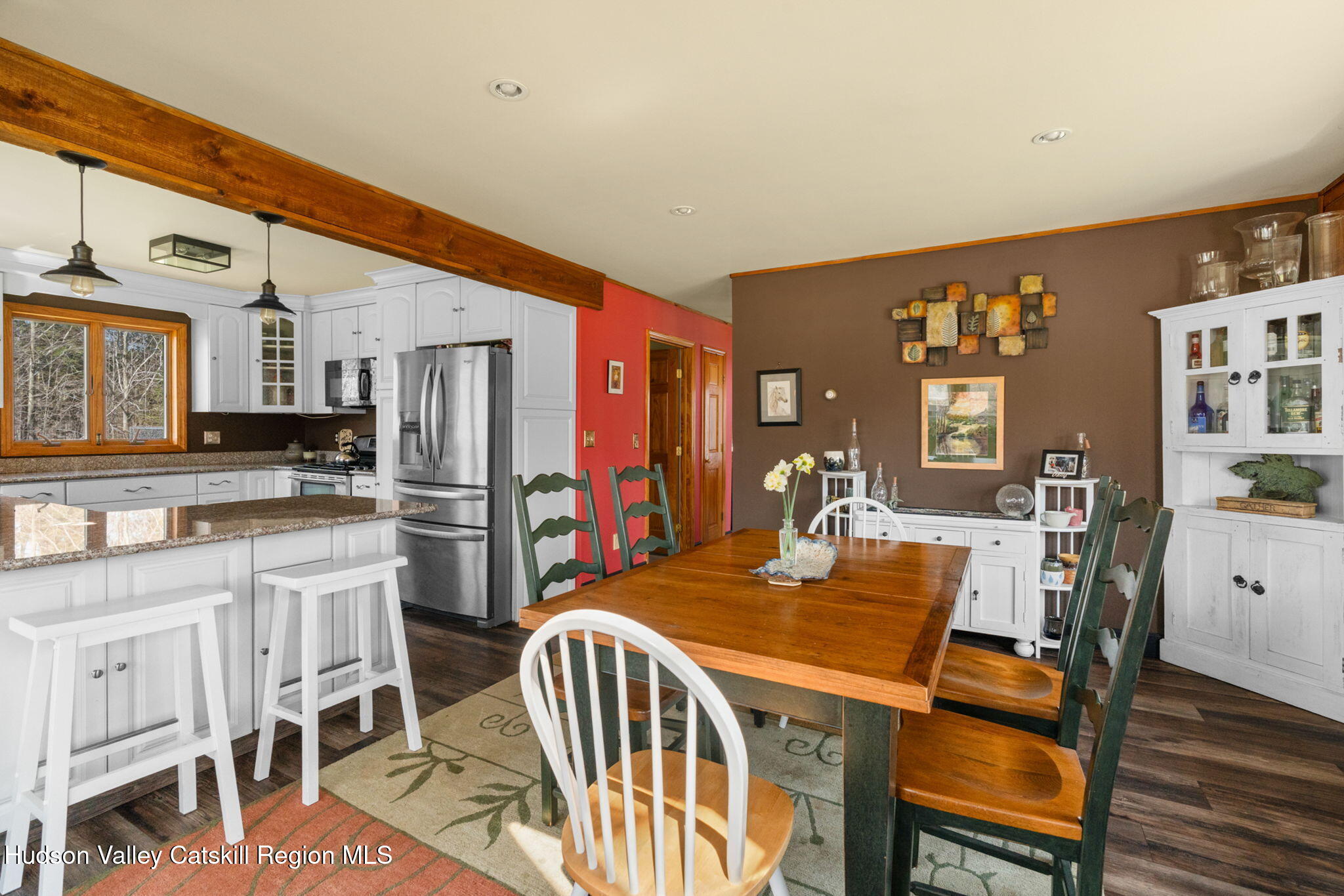 285 County Road 20 Cairo, NY 12413 - Photo 8 of 50 a view of a dining room with furniture and wooden floor
