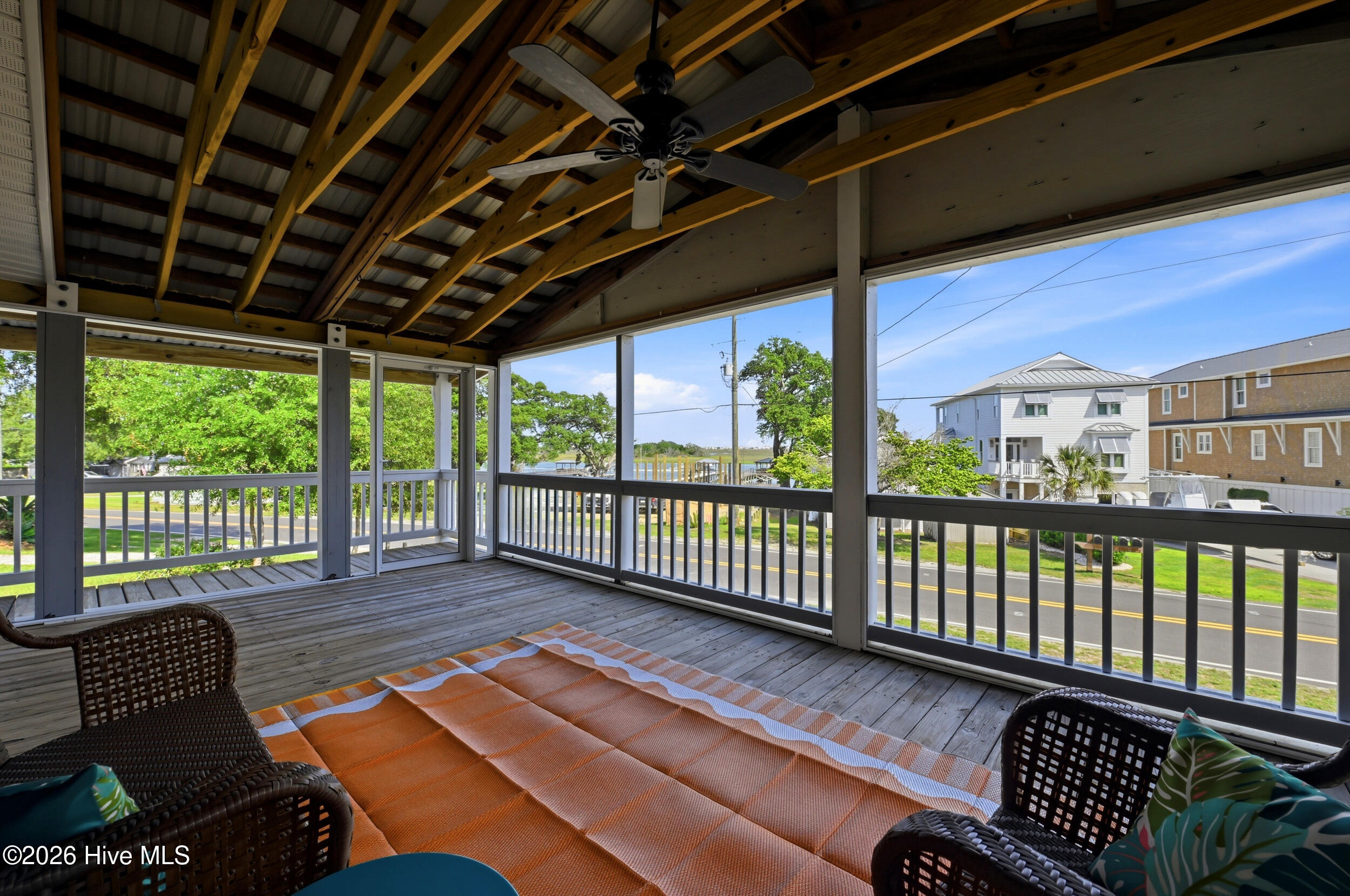 1510 Kings Landing Road Hampstead, NC 28443 - Photo 21 of 39 Screened In Front Porch