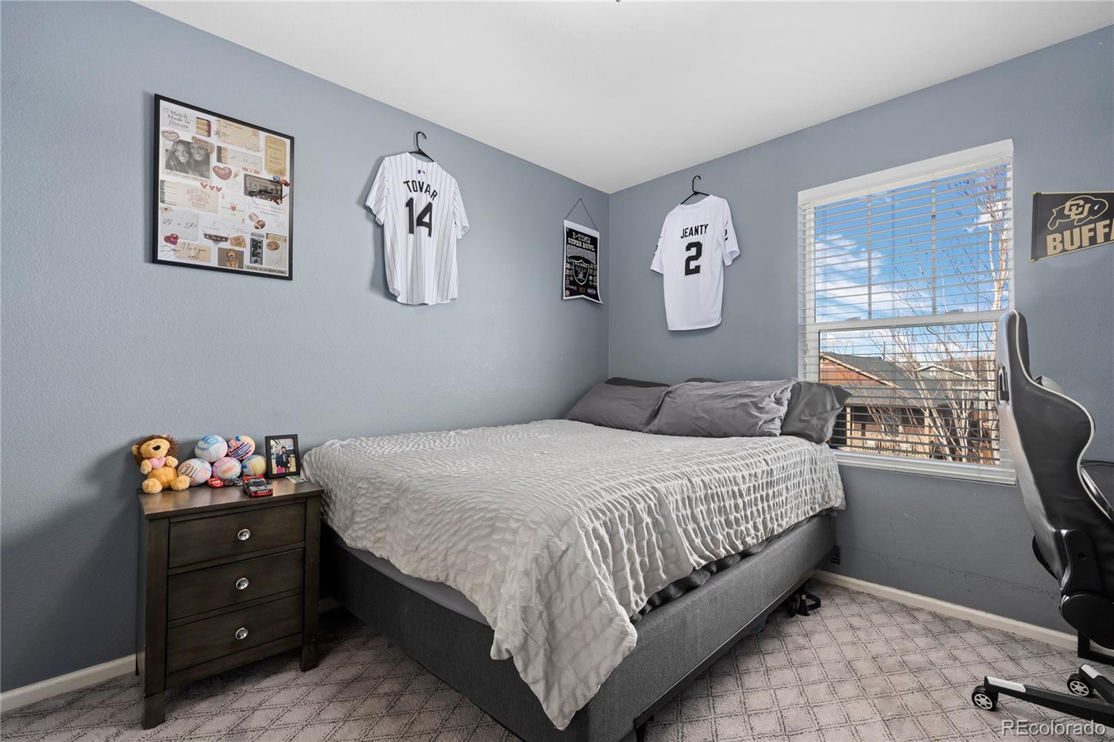 13826 West Layton Circle Morrison, CO 80465 - Photo 35 of 43 a bedroom with a bed and a window