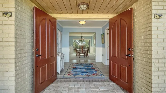 a room with furniture and a window