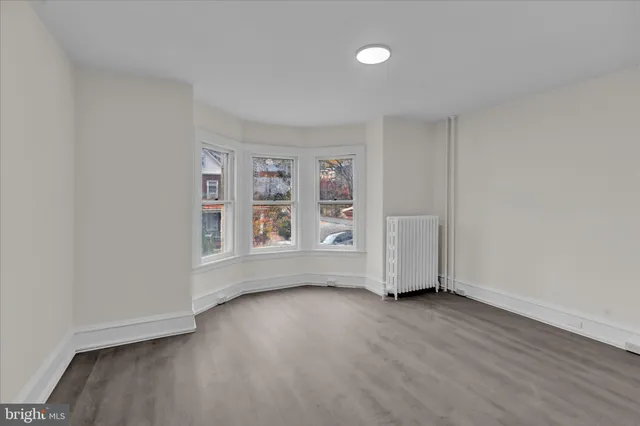 wooden floor in an empty room