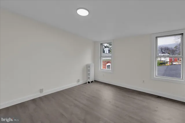 a view of an empty room