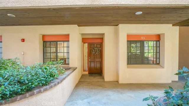 a view of front door with a sink