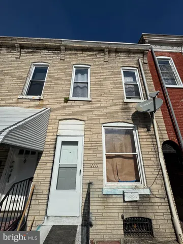 a view of a building with large windows