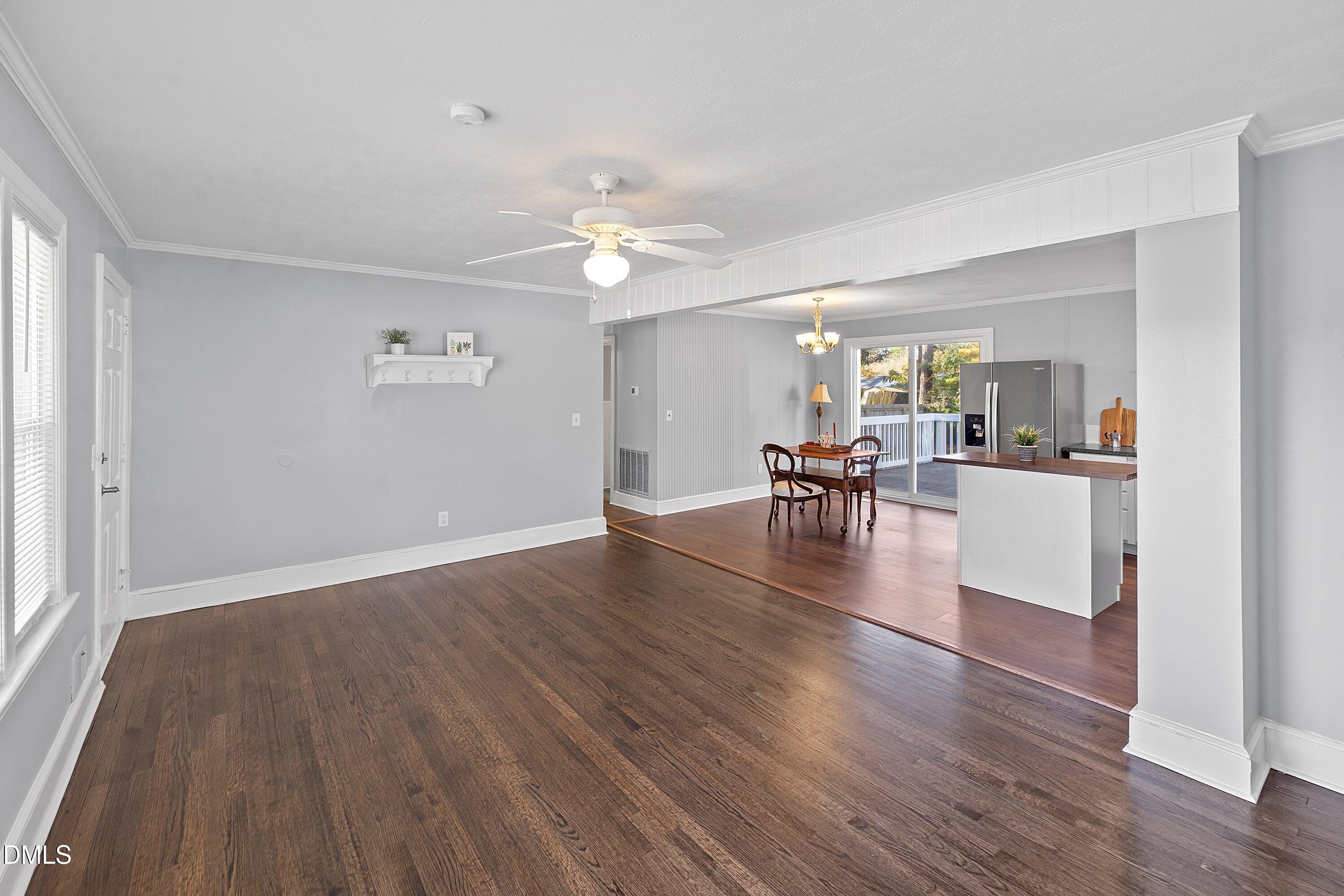 506 West Branch Street Spring Hope, NC 27882 - Photo 12 of 42 a view of a living room and dining room