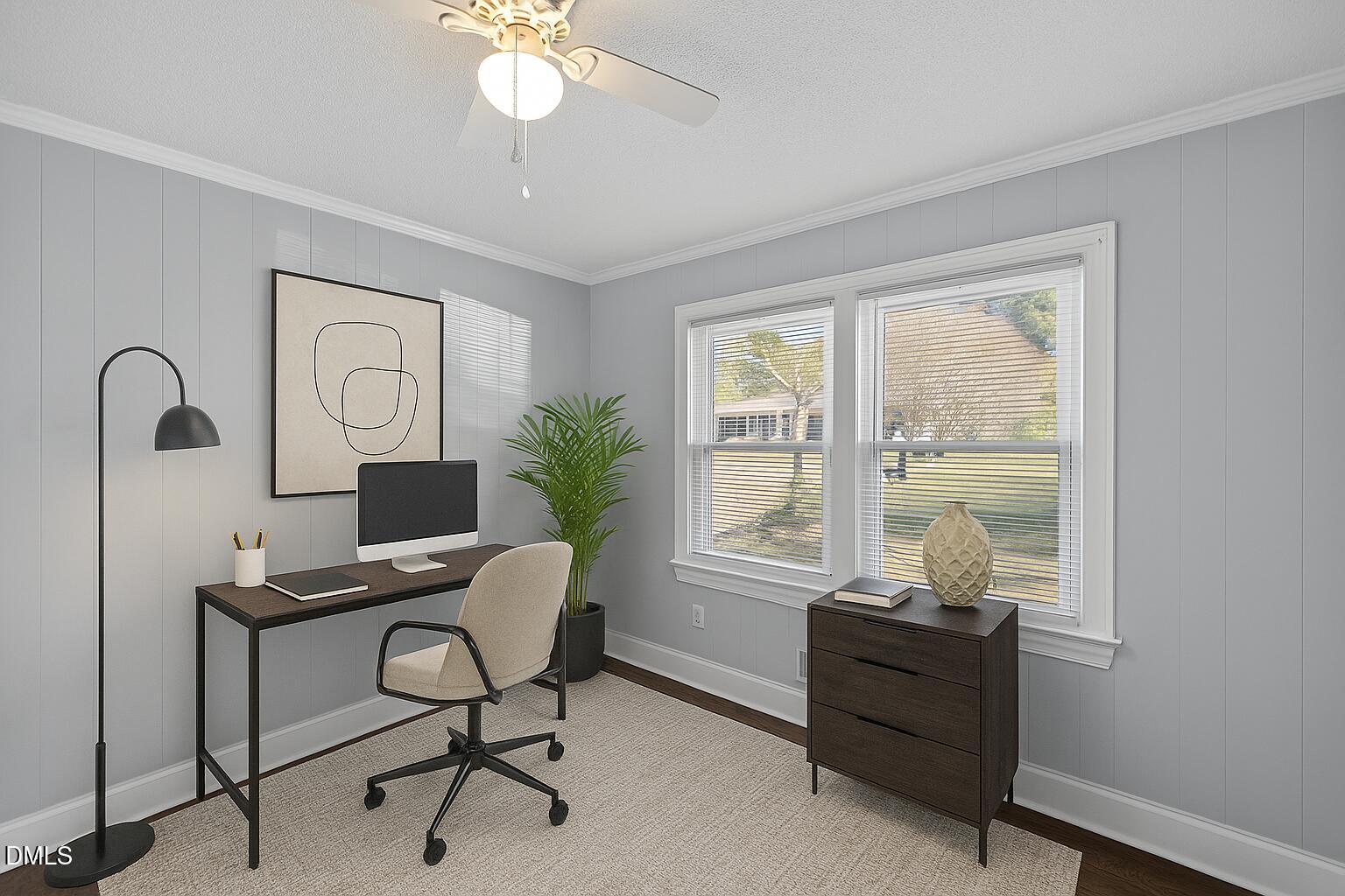 506 West Branch Street Spring Hope, NC 27882 - Photo 31 of 42 a workspace with chandelier