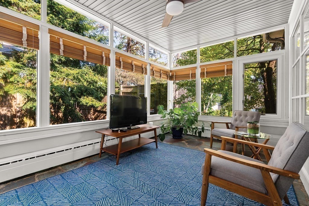 44 Rolling Lane Newton, MA 02467 - Photo 7 of 18 a outdoor living space with furniture and garden view