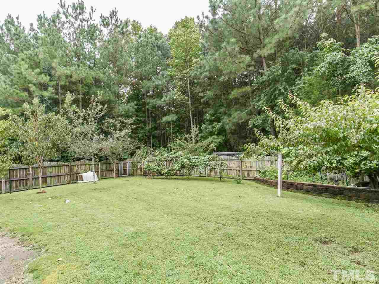 2880 Orchard Trace Way Raleigh, NC 27610 - Photo 21 of 22 Nice private backyard.
