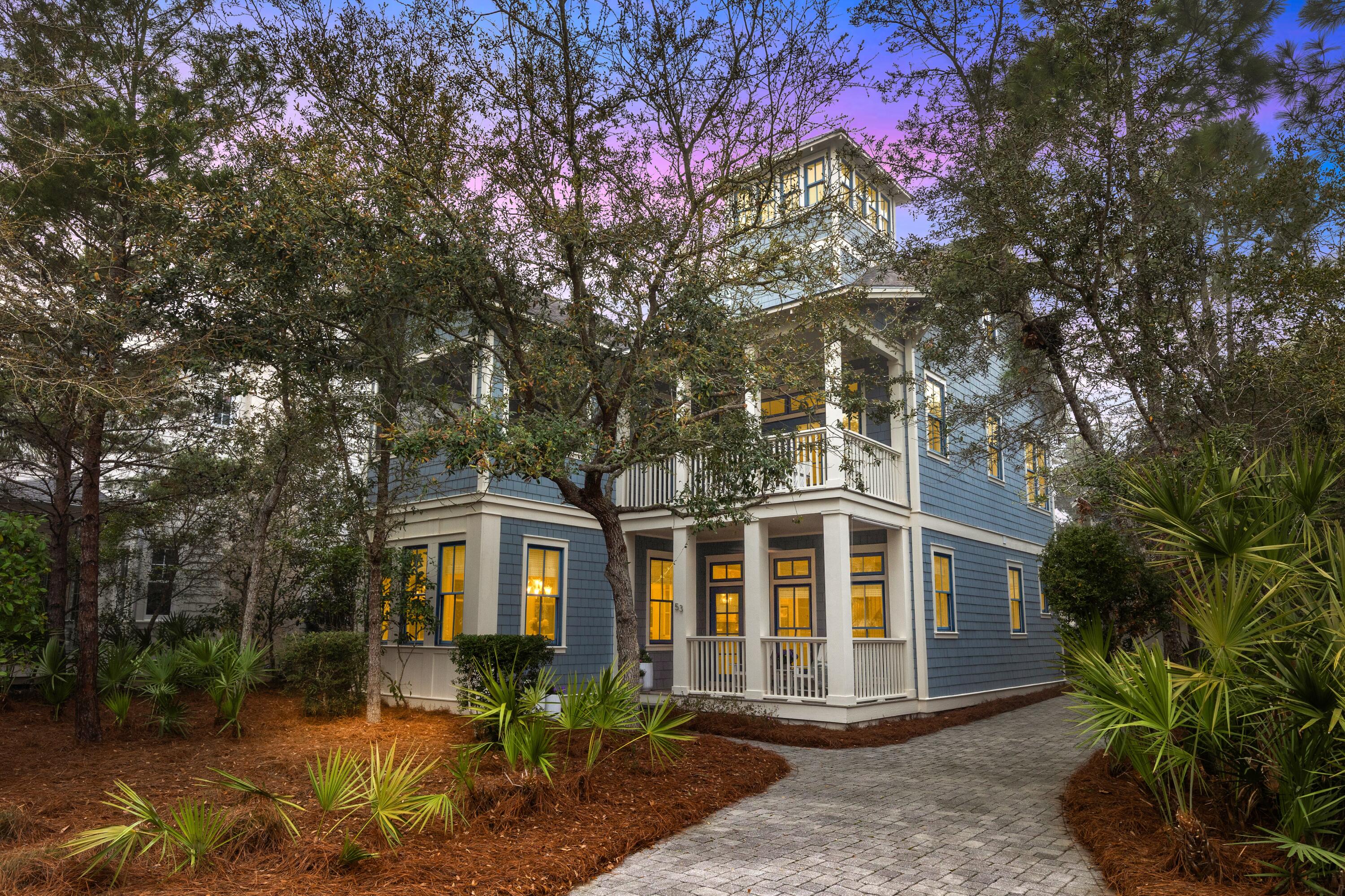53 Creek Bridge Way Inlet Beach, FL 32461 - Photo 55 of 57 53 Creek Bridge Way Dusk-3