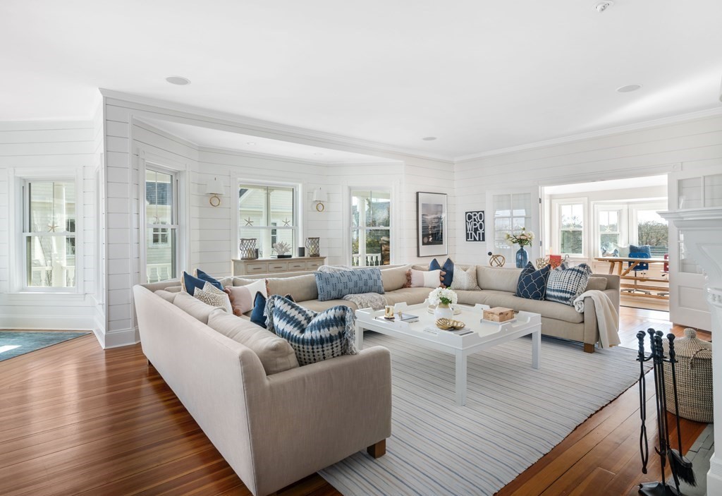4 Mann Street Hingham, MA 02043 - Photo 2 of 22 a living room with furniture and wooden floor