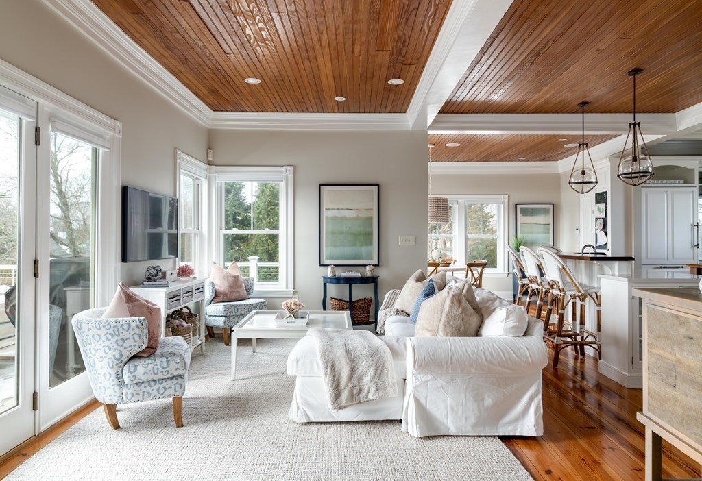 4 Mann Street Hingham, MA 02043 - Photo 8 of 22 a living room with furniture and a large window