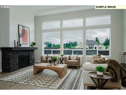 a living room with furniture windows and a fireplace
