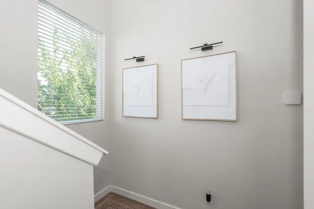 a small space with a window