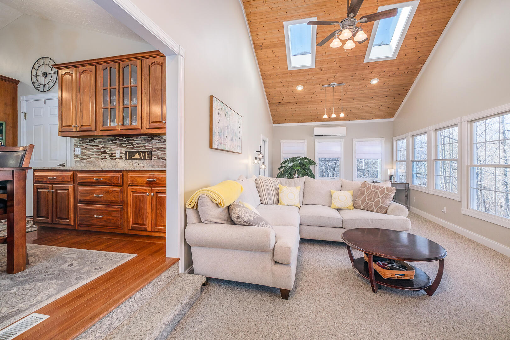 2085 Lakewood Forest Road Moneta, VA 24121 - Photo 13 of 76 a living room with furniture and a fireplace
