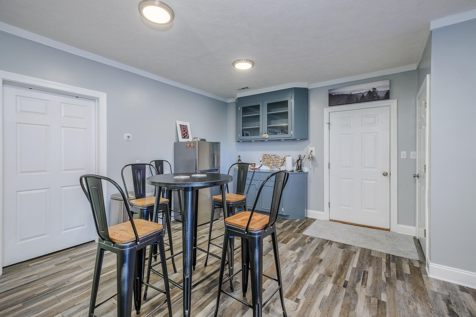 2085 Lakewood Forest Road Moneta, VA 24121 - Photo 53 of 76 a view of a dining room with furniture and wooden floor