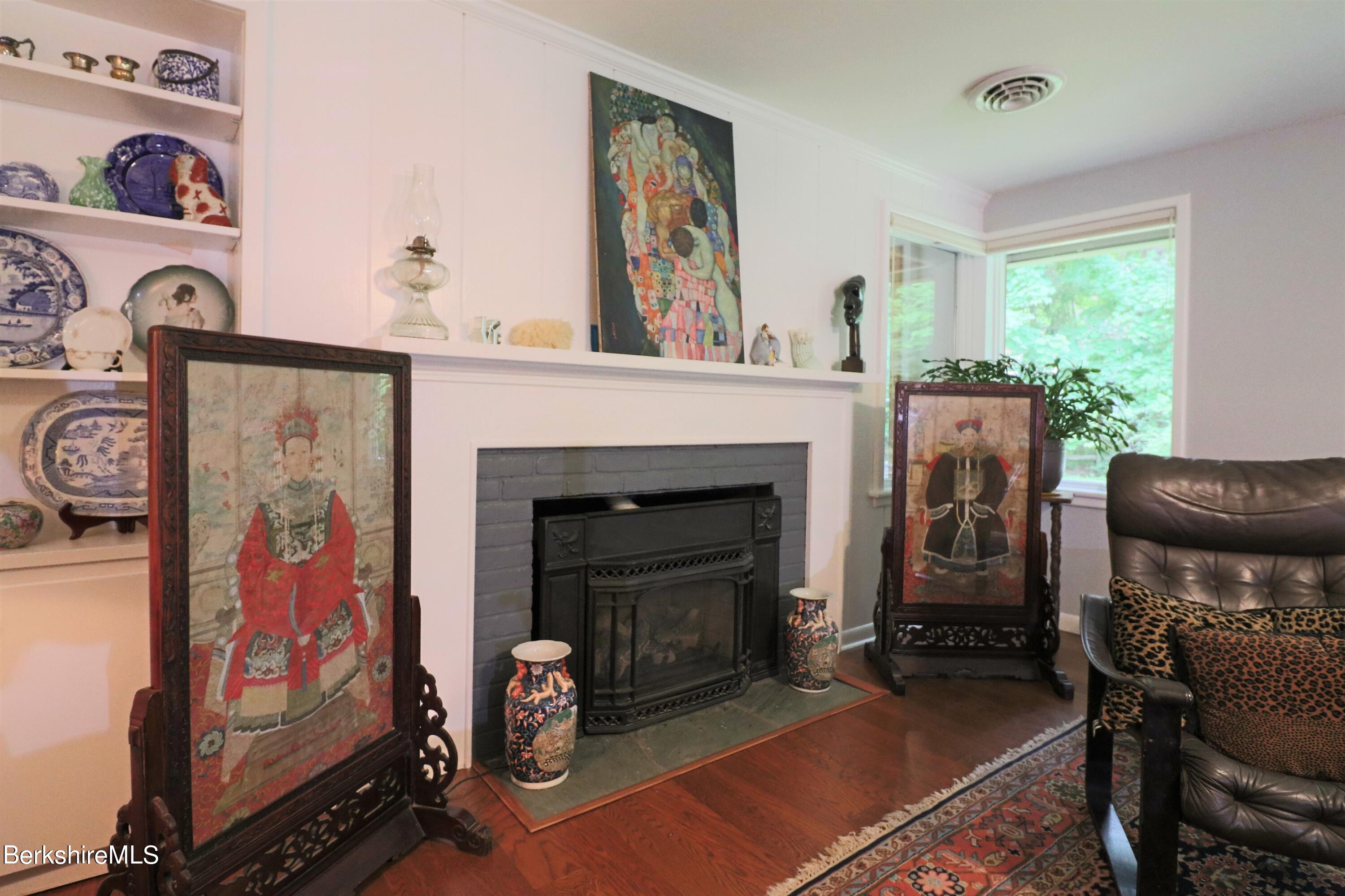 13 Cherry Hill Road Stockbridge, MA 01262 - Photo 13 of 41 a living room with furniture and a fireplace