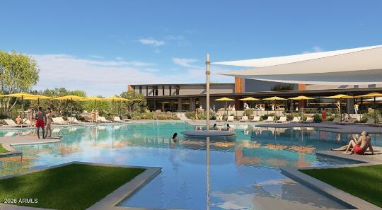 1959 West Caleb Road Phoenix, AZ 85085 - Photo 14 of 23 a view of swimming pool with outdoor seating
