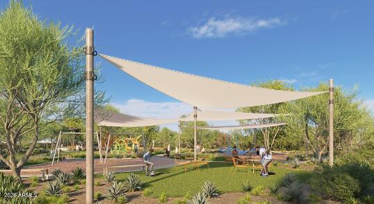 1959 West Caleb Road Phoenix, AZ 85085 - Photo 19 of 23 a view of a lake with couches and city view