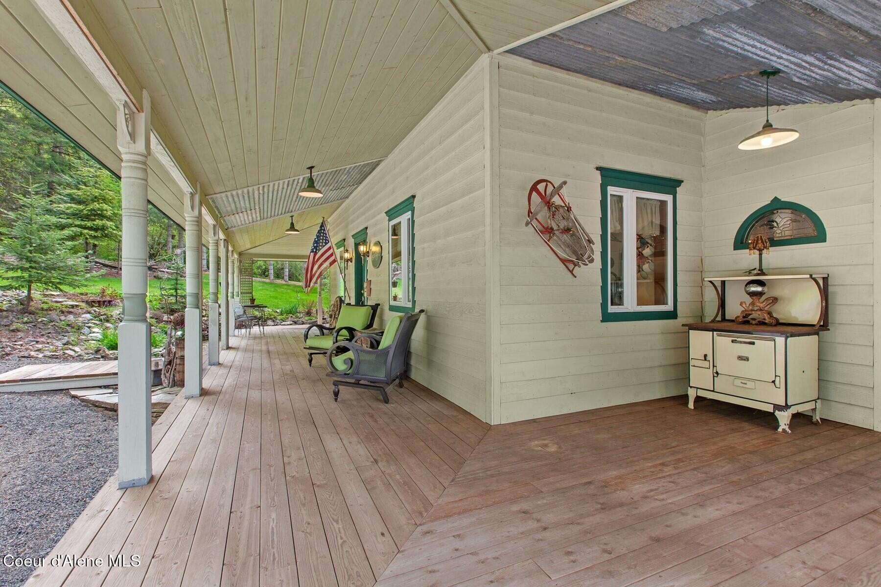 3467 East Sunset Drive Harrison, ID 83833 - Photo 11 of 54 Wrap around deck