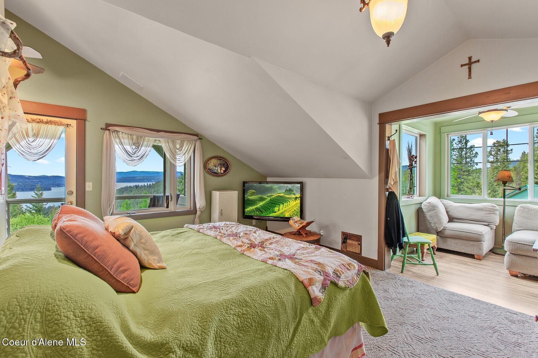 3467 East Sunset Drive Harrison, ID 83833 - Photo 6 of 54 Second Floor En-Suite Bedroom