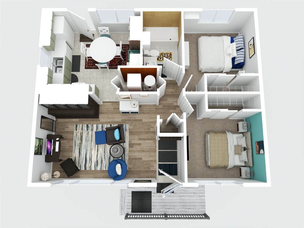 2646 Riverside Drive, Unit A Steamboat Springs, CO 80487 - Photo 12 of 12 a picture of a living room with furniture and a fireplace