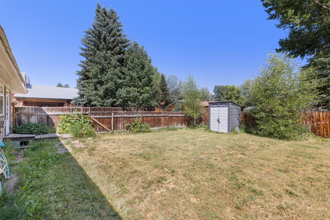 2646 Riverside Drive, Unit A Steamboat Springs, CO 80487 - Photo 8 of 12 a house with trees in the background