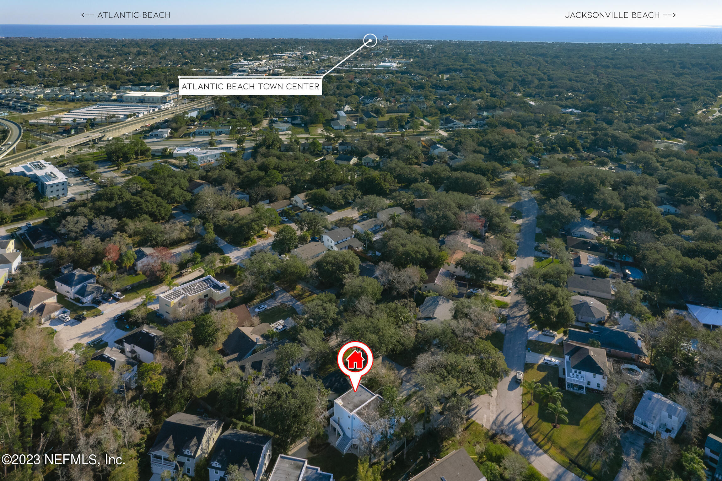 2104 Marsh Point Road Neptune Beach, FL 32266 - Photo 35 of 35 2104 Marsh Point Rd - WebSized - Aerial-