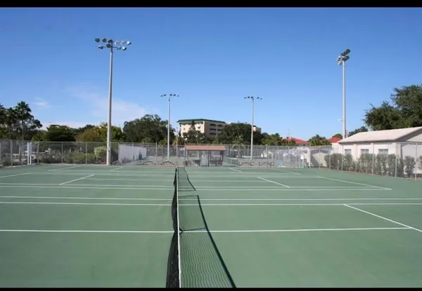 a view of a tennis court