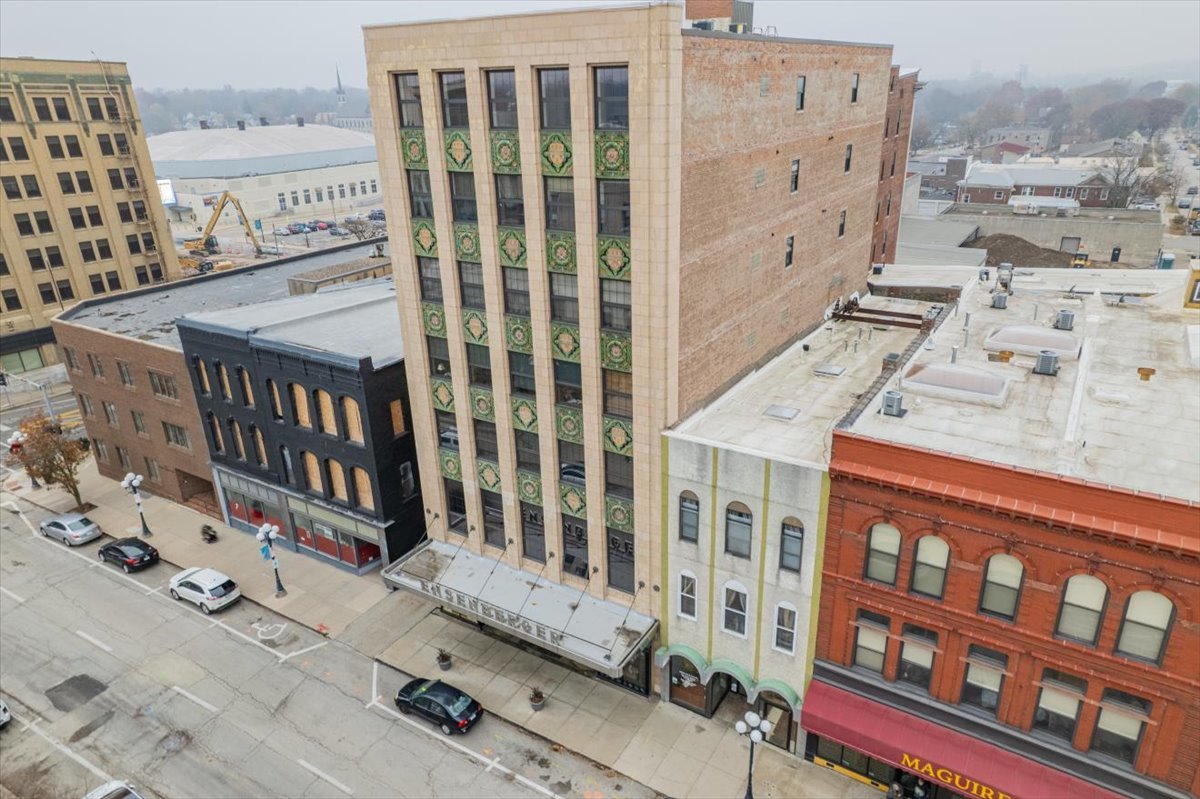 212 North Center Street, Unit 104 Bloomington, IL 61701 - Photo 13 of 22 a view of a building from a balcony