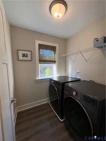 a room with a desk and a workspace
