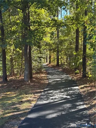 a view of street along with trees