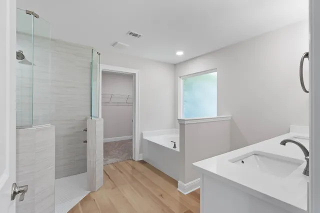 a close up of a bathtub