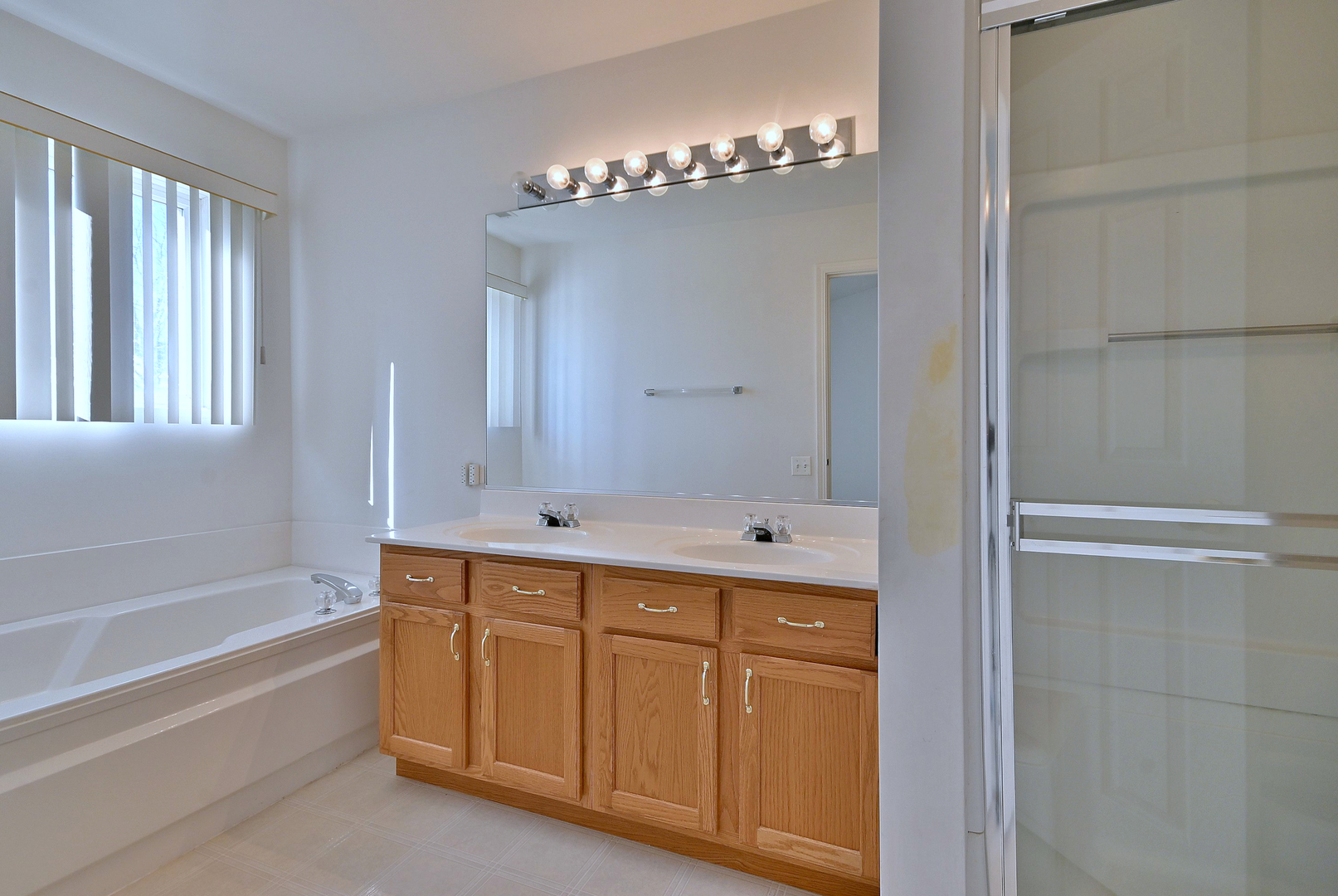 1202 Delta Drive Elgin, IL 60123 - Photo 17 of 23 a bathroom with a tub sink and mirror