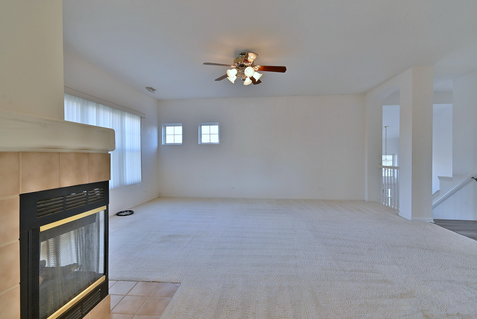 1202 Delta Drive Elgin, IL 60123 - Photo 9 of 23 a view of an empty room with a fireplace