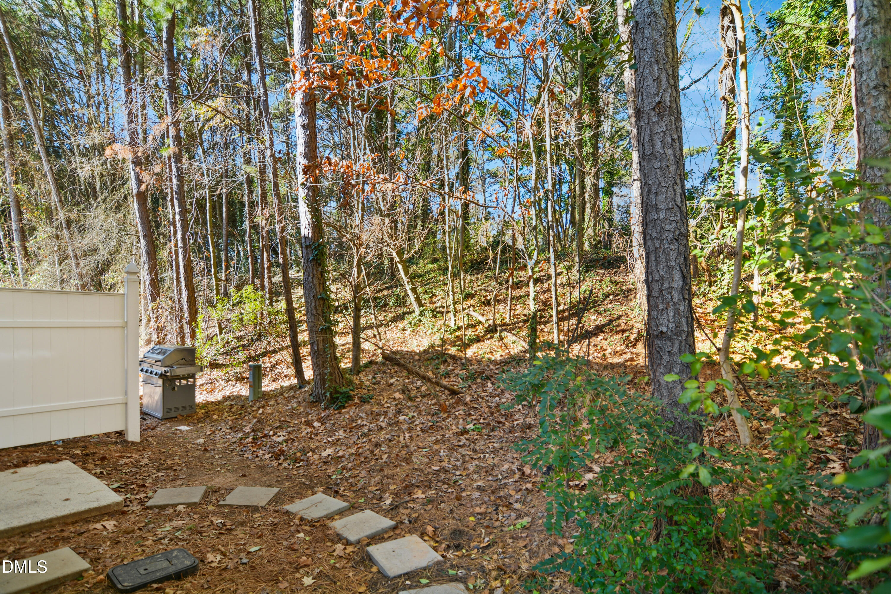 1931 Tischer Road Raleigh, NC 27603 - Photo 19 of 19 a backyard of a house with lots of green space