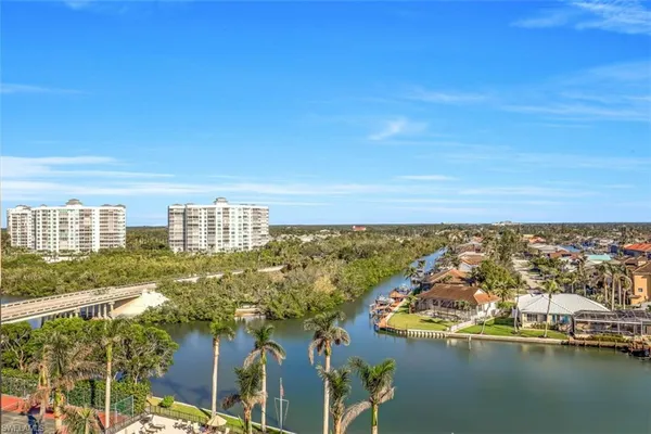 a view of a city with ocean