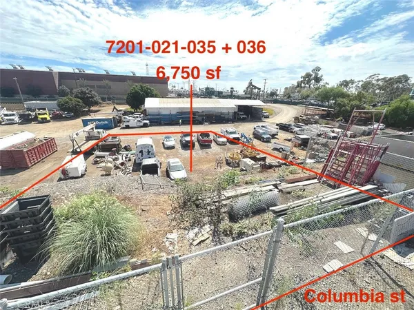 an outdoor space with seating area