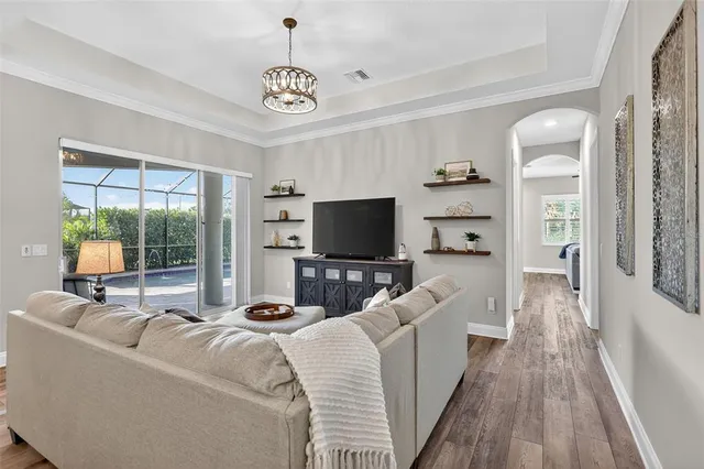 a bathroom with a glass door shower