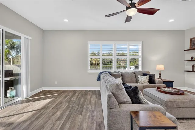a house view with a garden space