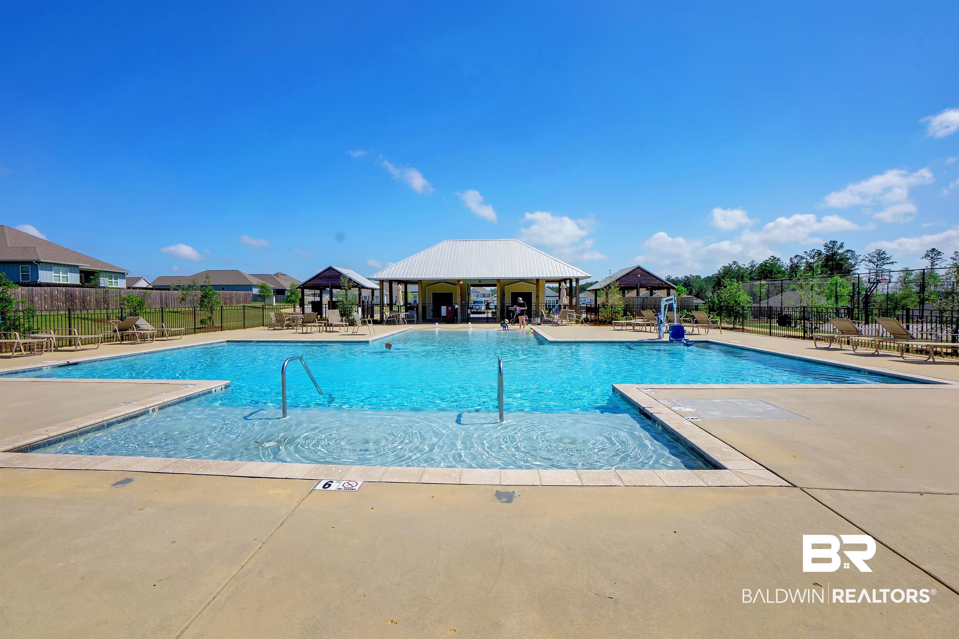 31671 Memphis Loop Daphne, AL 36527 - Photo 46 of 51 Pool featuring a gazebo, fence, and a patio