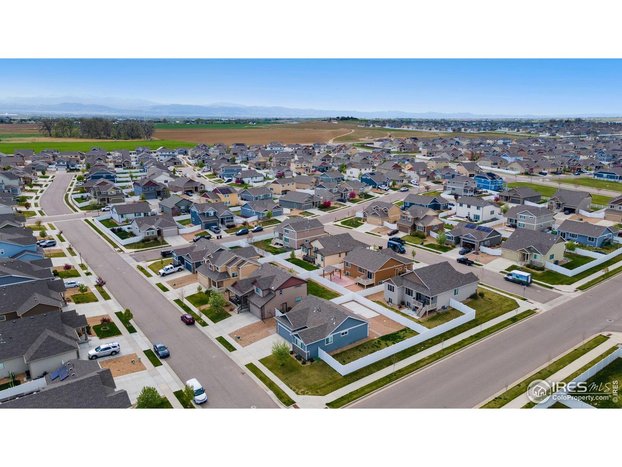 856 Sunlight Peak Drive Severance, CO 80550 - Photo 39 of 40 an aerial view of residential building with an outdoor space