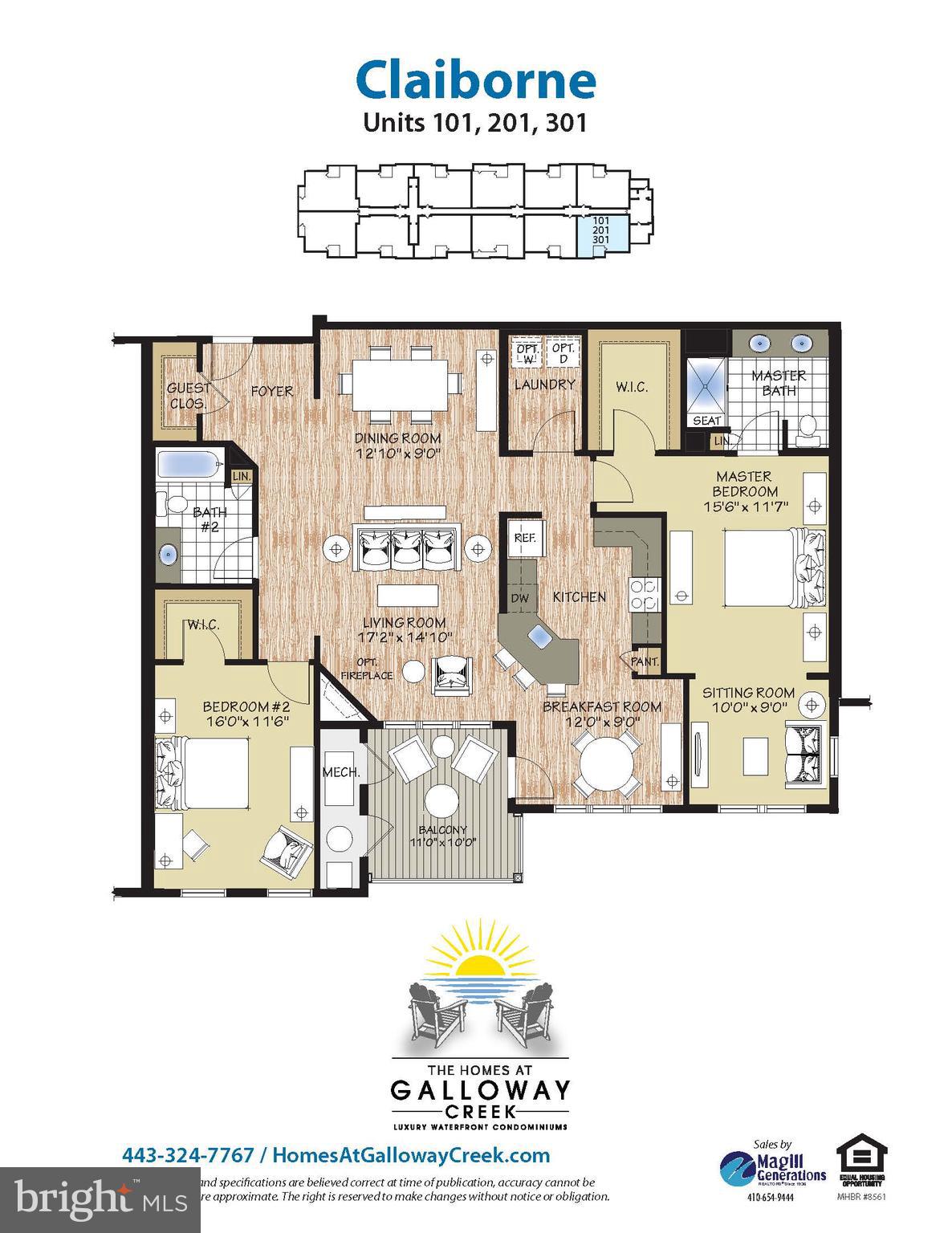 1414 Burke Road, Unit 101 Middle River, MD 21220 - Photo 7 of 7 Open floor plan maximizes outdoor and water views
