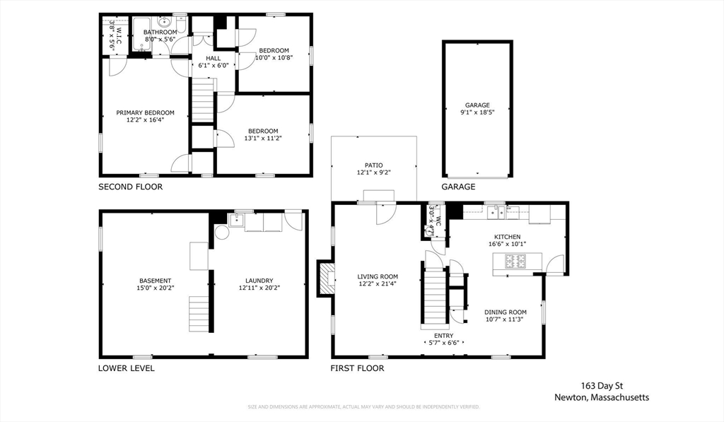 163 Day Street Newton, MA 02466 - Photo 20 of 20 a picture of a floor plan