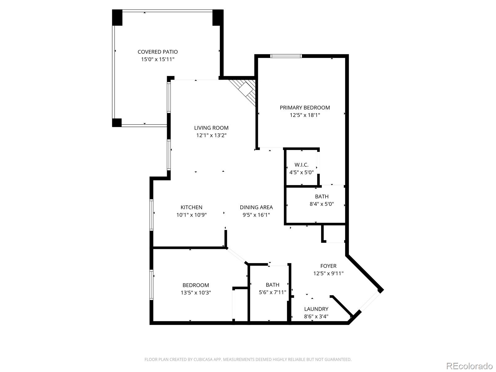 1144 Rockhurst Drive, Unit 107 Highlands Ranch, CO 80129 - Photo 29 of 29 a picture of a room with a white wall and white refrigerator