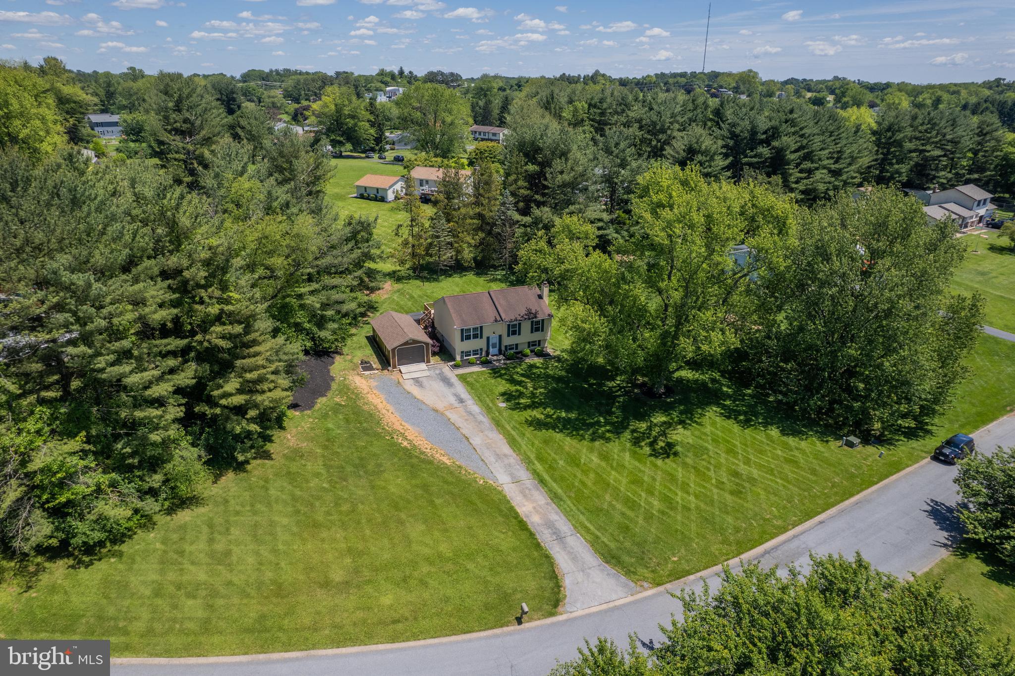 4285 Wolf Hill Drive Hampstead, MD 21074 - Photo 48 of 49 an aerial view of a house