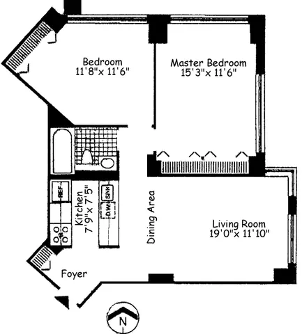 $5,995 | 377 Rector Place, Unit 17D | Battery Park City